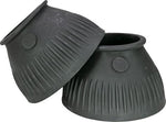 Classic Equine Rubber Pull on Bell boot- Black Medium