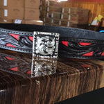 Inlay Hatbands with Square Conchos